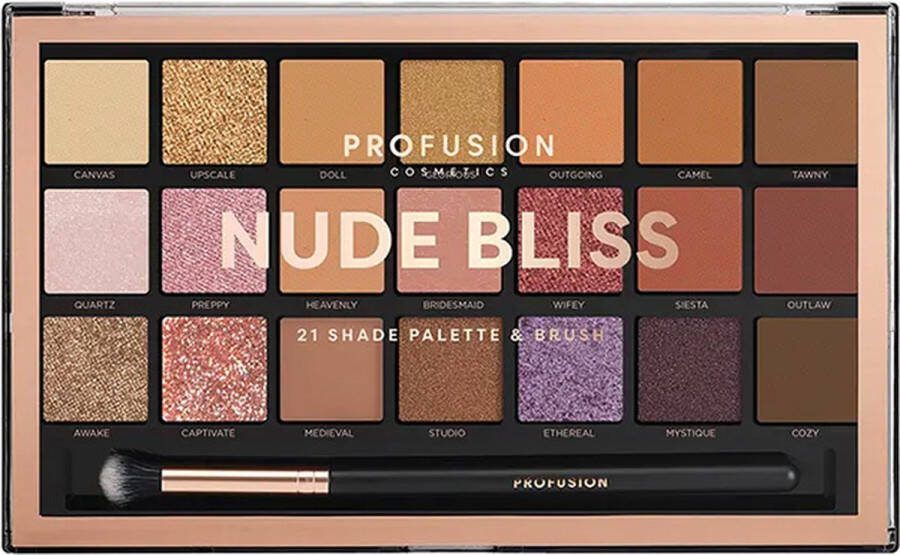 Profusion Oogschaduw Pro Artistry Palette Oogschaduw Palette Oogschaduw Primer 21 Kleuren Nude Bliss