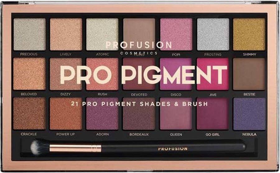 Profusion Oogschaduw Pro Artistry Palette Oogschaduw Palette Oogschaduw Primer 21 Kleuren Pro Pigment