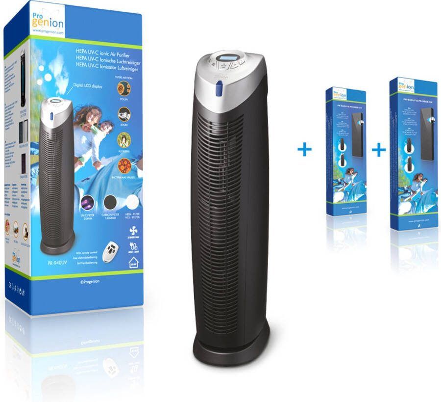 Progenion PR-940UV Ventilatie Luchtreiniger Zomers frisse en zuivere lucht