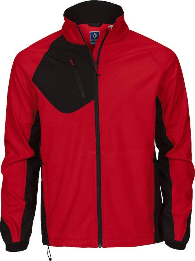 Projob 2422 Softshell jas Rood maat L