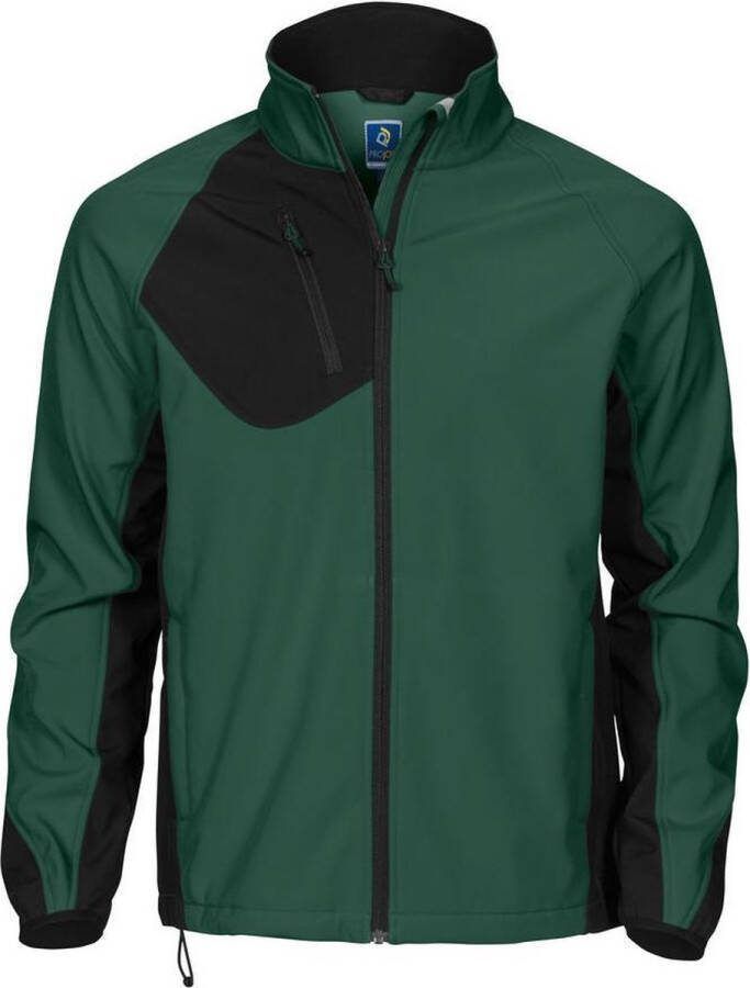 Projob 2422 Softshell jas Woudgroen maat XXL
