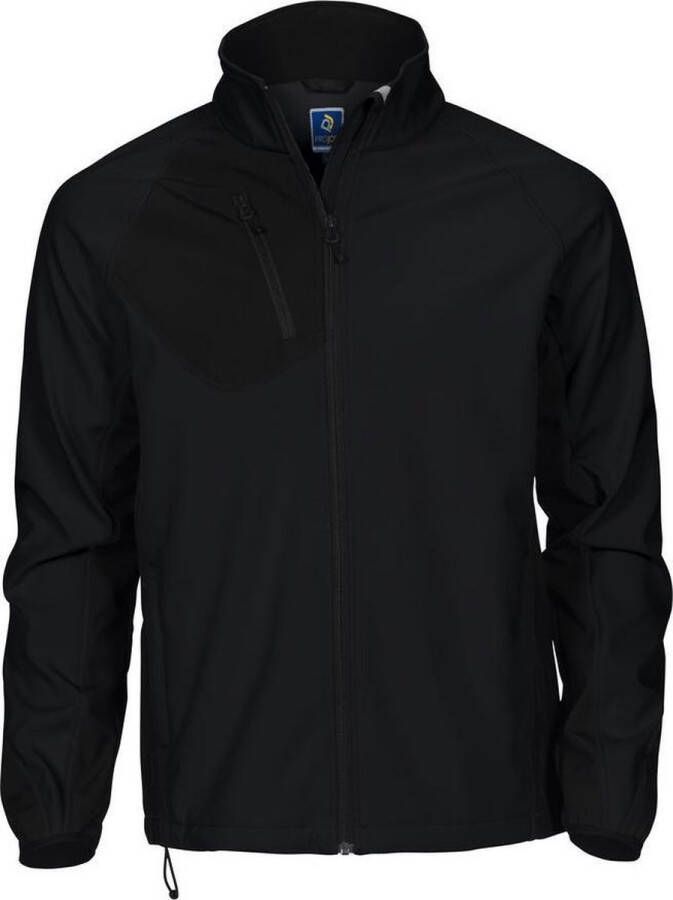 Projob 2422 Softshell jas Zwart maat 4XL