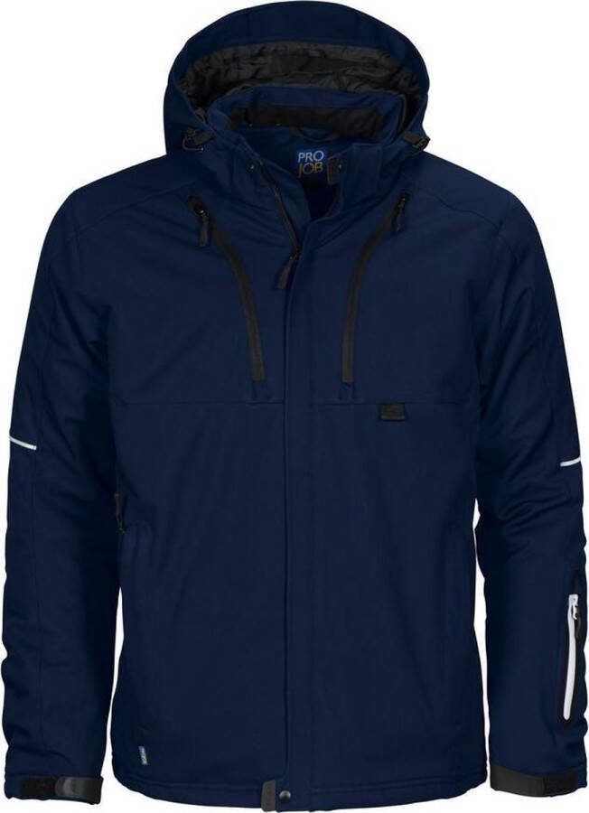 Projob 3407 3 LAYER PADDED JACKET NAVY XS