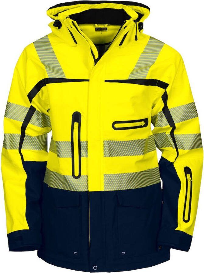 Projob 6417 JACKET HV BLUE YELLOW XXL