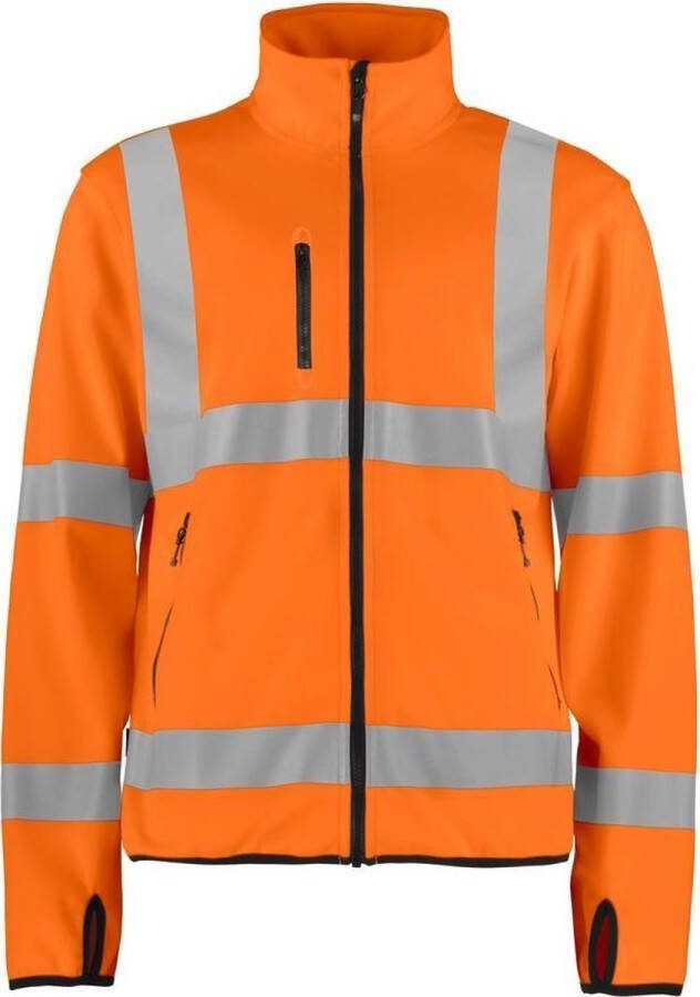 Projob Lichte Softhell EN ISO20471 Klasse 3 6105 Oranje Zwart Maat XS