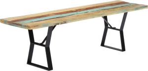 Prolenta Premium Bankje 160 cm massief gerecycled hout Huis en Tuin