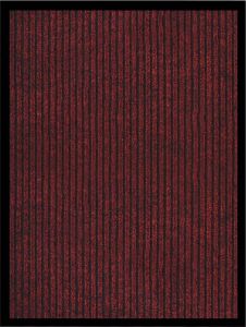 Prolenta Premium Deurmat 60x80 cm gestreept rood Huis en Tuin
