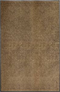 Prolenta Premium Deurmat wasbaar 120x180 cm bruin Huis en Tuin