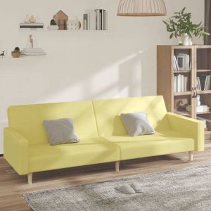 Prolenta Premium Slaapbank 2-zits stof groen Huis en Tuin