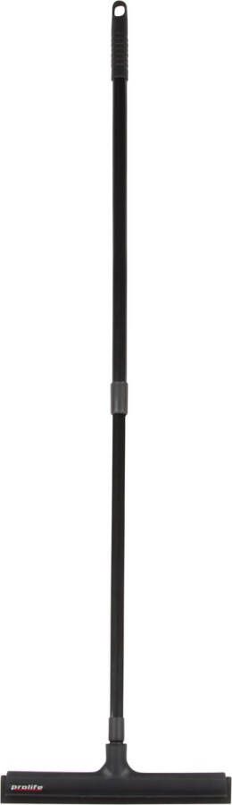 Prolife P35-EVA Vloertrekker 35 cm + 140 cm steel zwart trekker douche vloertrekker met steel douchewisser vloerwisser