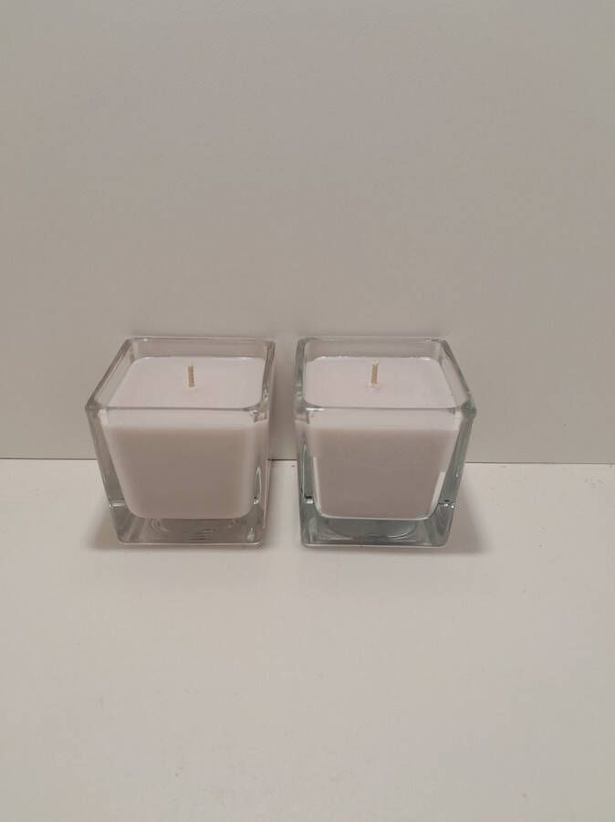 Prolima geurkaars in glazen pot set van 2 stuks geur rustgevend van wish you handgemaakt
