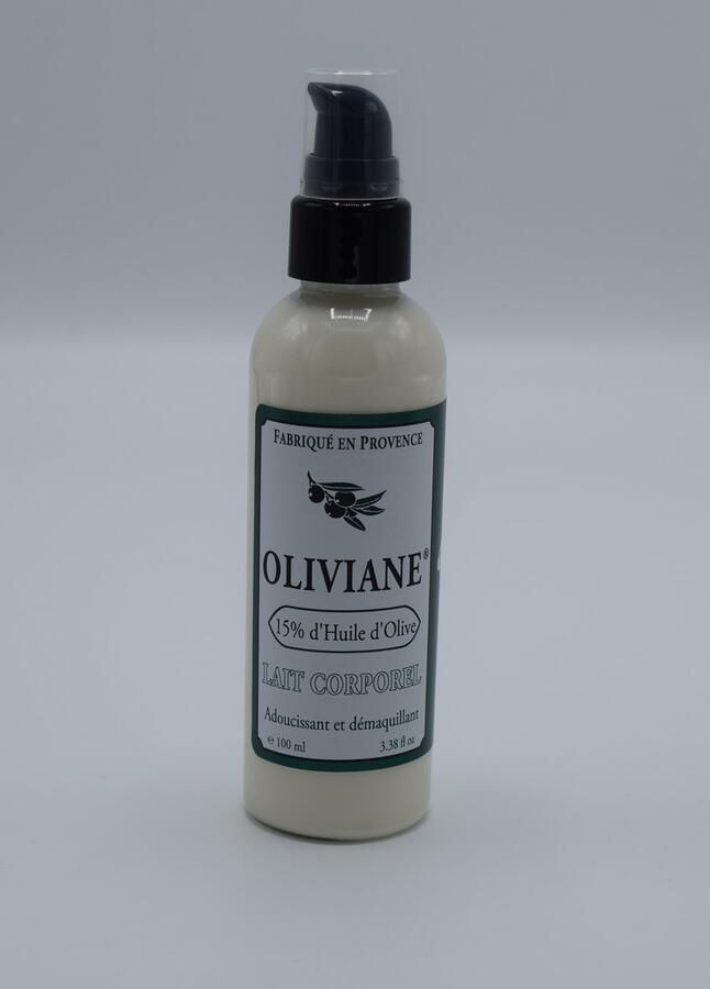 Prolival Bodylotion en make up remover op basis van olijfolie Oliviane 15% huile d'olive Provence