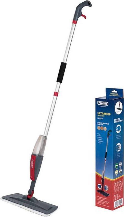 Promis Spray mop dweil geschikt voor oppervlakten parket laminaat marmer e.a