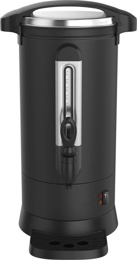 Promo line Koffie Percolator 6 Liter Zwart Pro Dubbelwandig Promoline