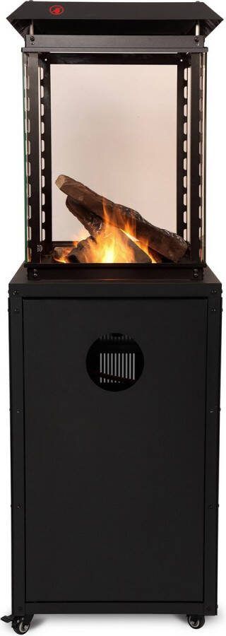Promoline Terrasheater Patio H 139 x 47 x 47 CM 8000 W Propaan Incl. lavablokken