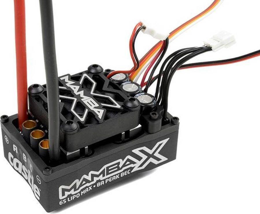 Promodels Castle Mamba X 1-10 Extreem Car regelaar Waterbestendig Datalogging Telemetrie mogelijkheid 2-6S Hoogvermogen SBec Sensored-Sensorless motors