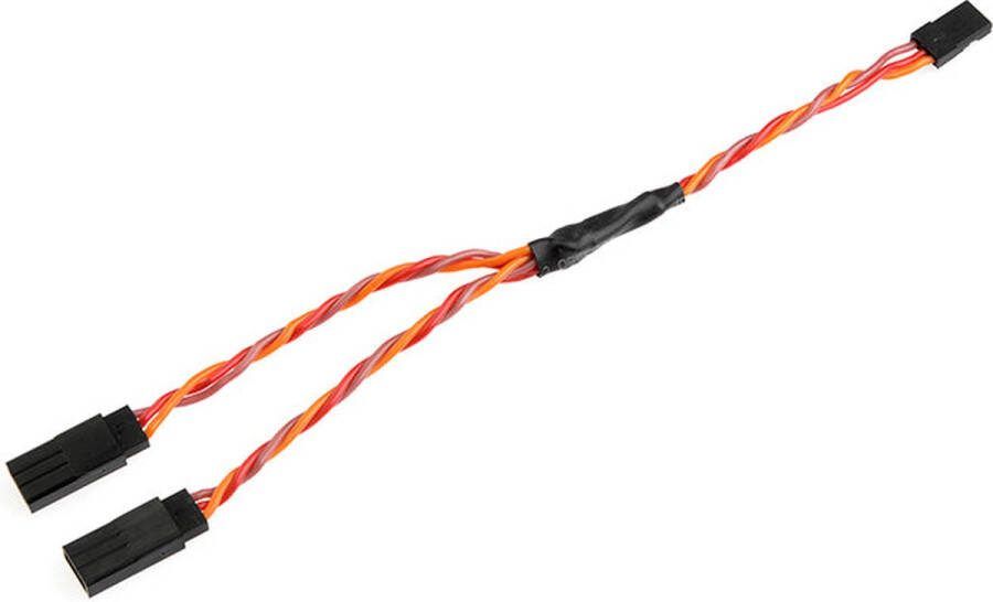 Promodels Revtec Servo Y-kabel Gedraaide HD siliconen-kabel JR Hitec 22AWG 60 Strengen 15cm 1 st
