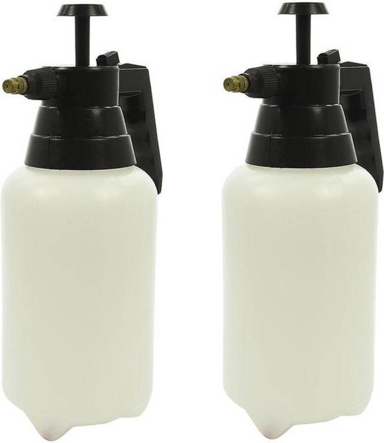 Pro Plus Set van 2x stuks drukspuit plantensproeier 1 L Waterverstuivers