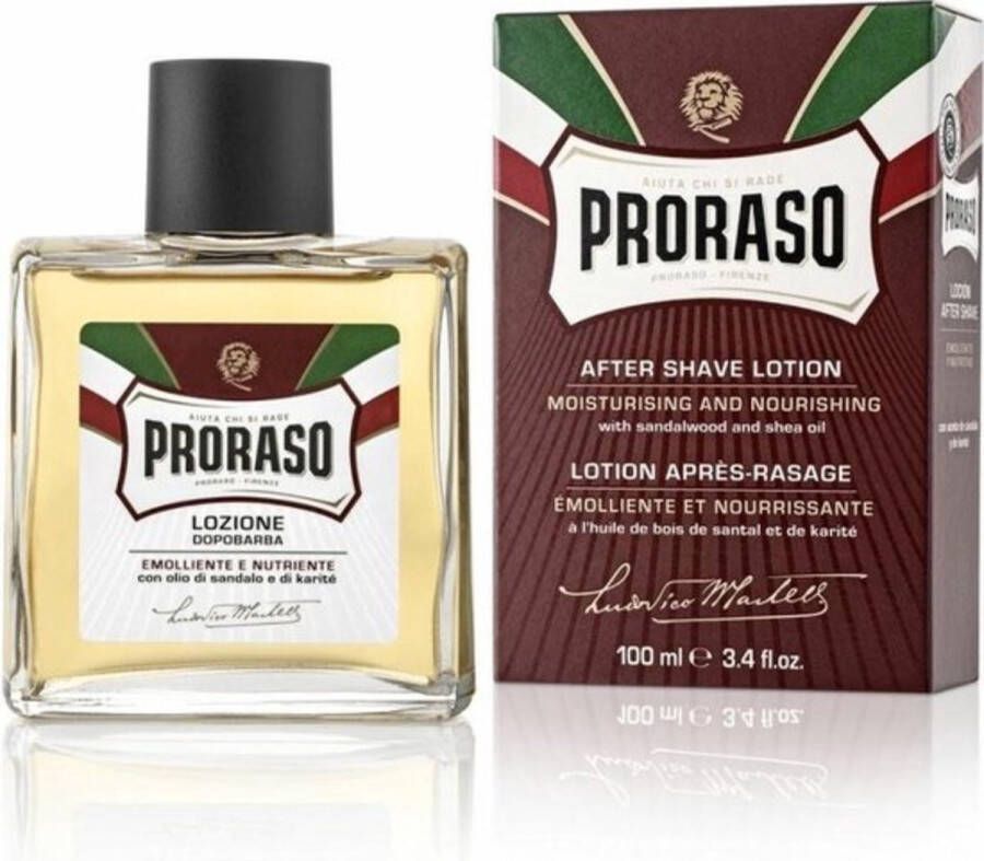 Proraso Aftershave Lotion Sandalwood 2x100ml Voordeelverpakking