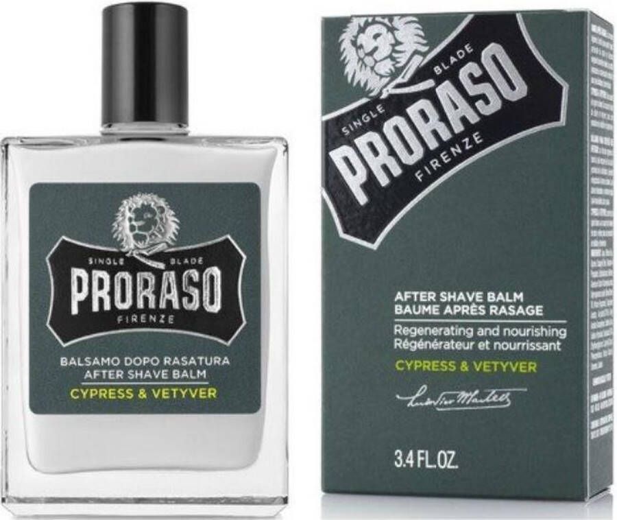 Proraso Aftershave Balsem Cypress and Vetyver 100 ml