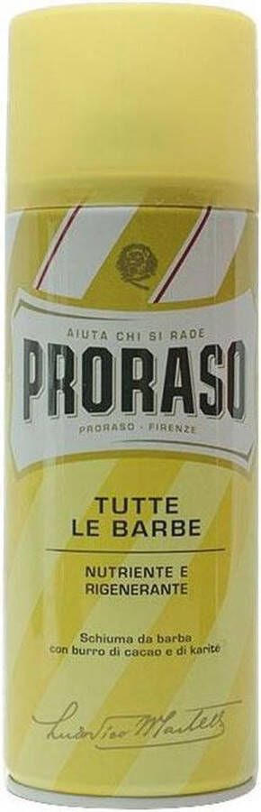 Proraso Scheerschuim Sensitive Cacaobutter 400 ml