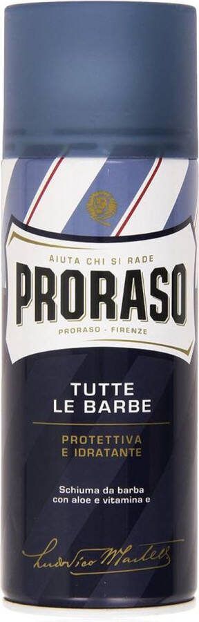 Proraso scheerschuim voor de droge huid 400ml