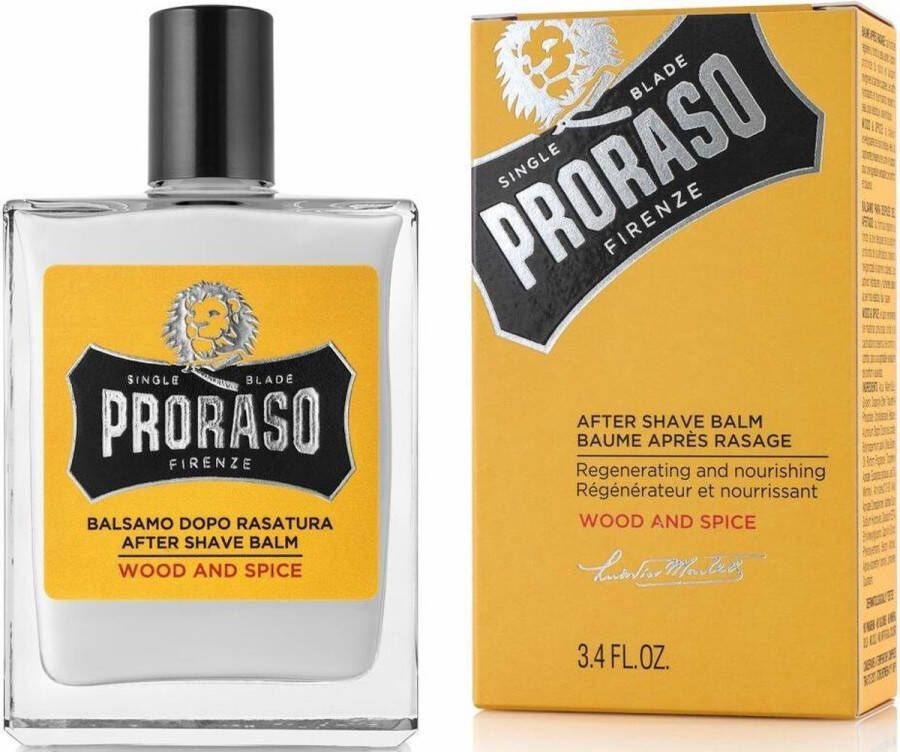 Proraso Aftershave Balsem Wood and Spice 100 ml