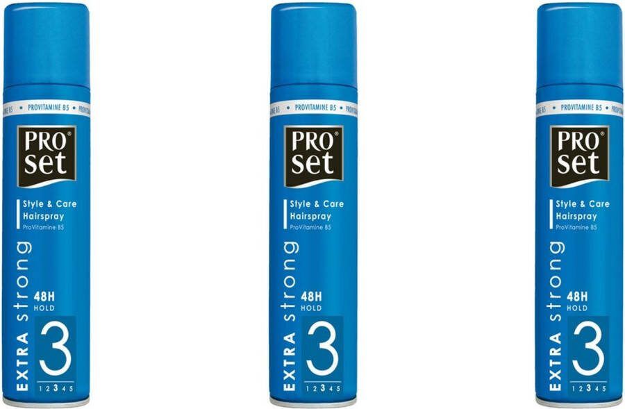 Proset Haarspray – Extra Strong 3 x 300 ml