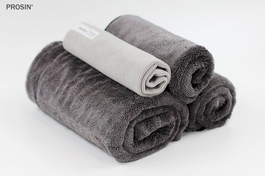 ProSin Droogdoek Badkamer SET VAN 4 Droogdoek douche Droogdoek Auto Droogdoeken Microvezeldoekjes Streeploos schoonmaak doekjes vaatdoek kerstcadeau