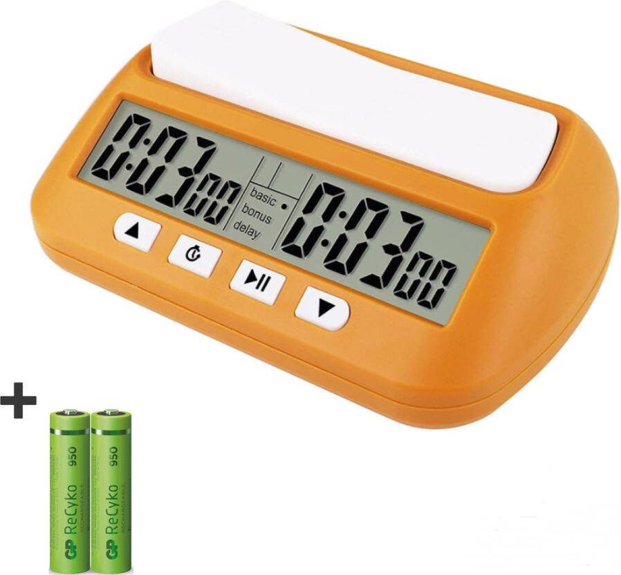 Proskill Pro Digitale Schaakklok Incl. batterijen Tijdklok Voor Schaken Professioneel Klassiek Chinees Go Gobang Digitaal Timer