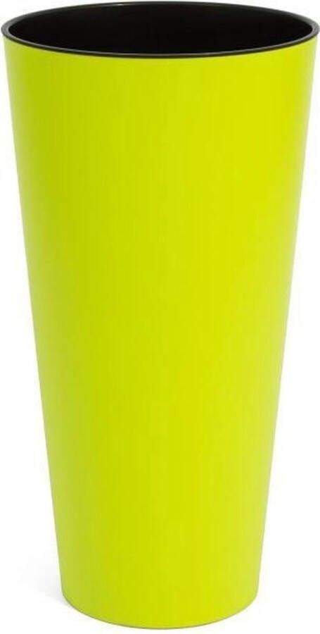 Prosperplast Bloempot Buiten Hoog Rond Tubus Slim 20cm LIME