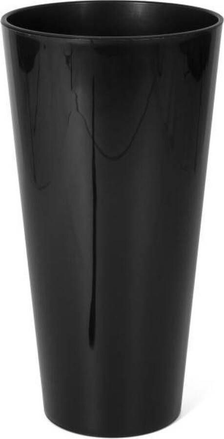 Prosperplast Bloempot Buiten Hoog Rond Tubus Slim Shine 30cm ANTRACIET