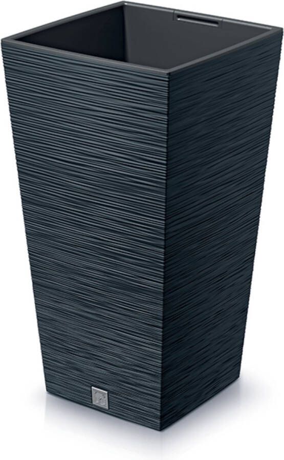 Prosperplast Bloempot Hoog Vierkant Furu Square 35x35x66cm Antraciet