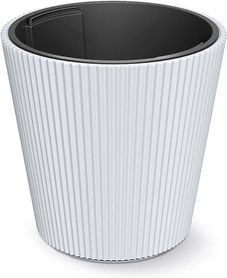 Prosperplast Bloempot Rond Milly 35cm WIT