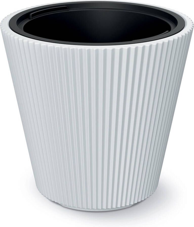 Prosperplast Bloempot Rond Milly 40cm WIT