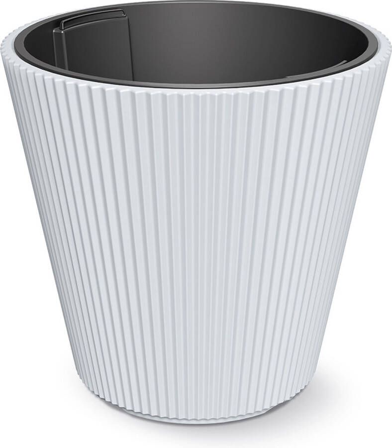Prosperplast Bloempot Rond Milly 47cm WIT