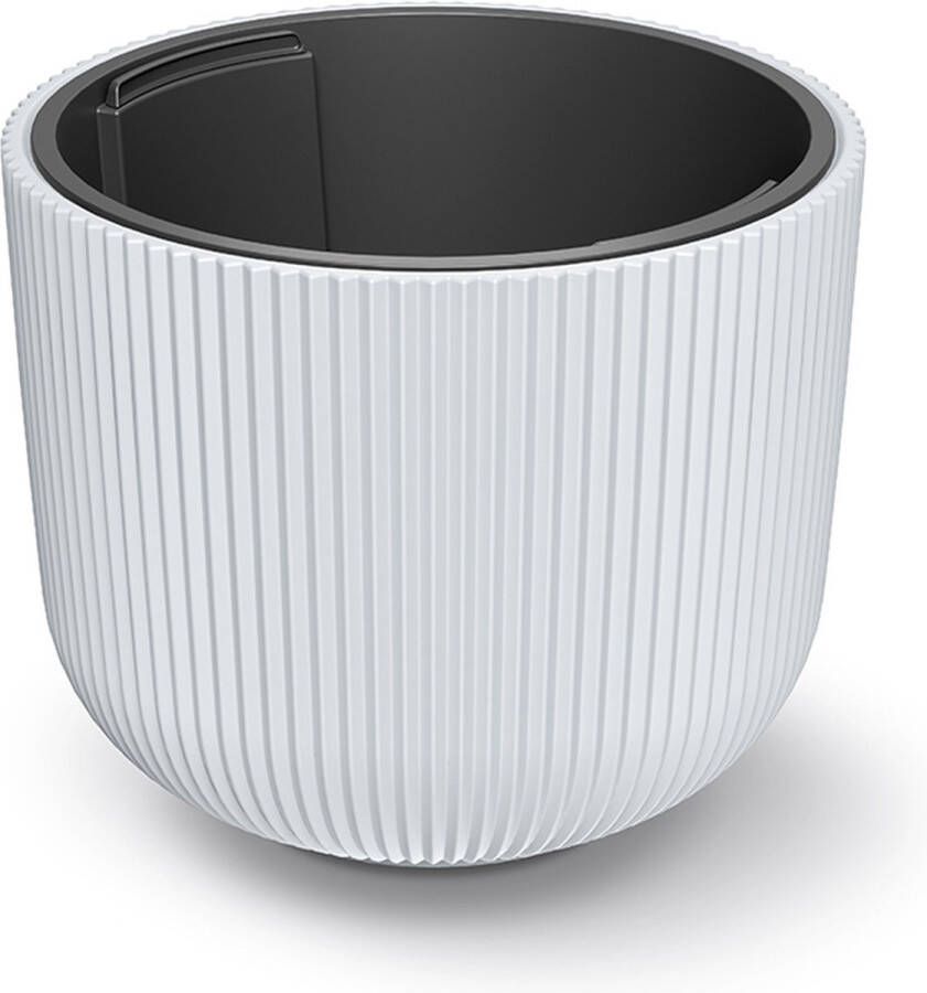Prosperplast Bloempot Rond Milly L 35cm WIT
