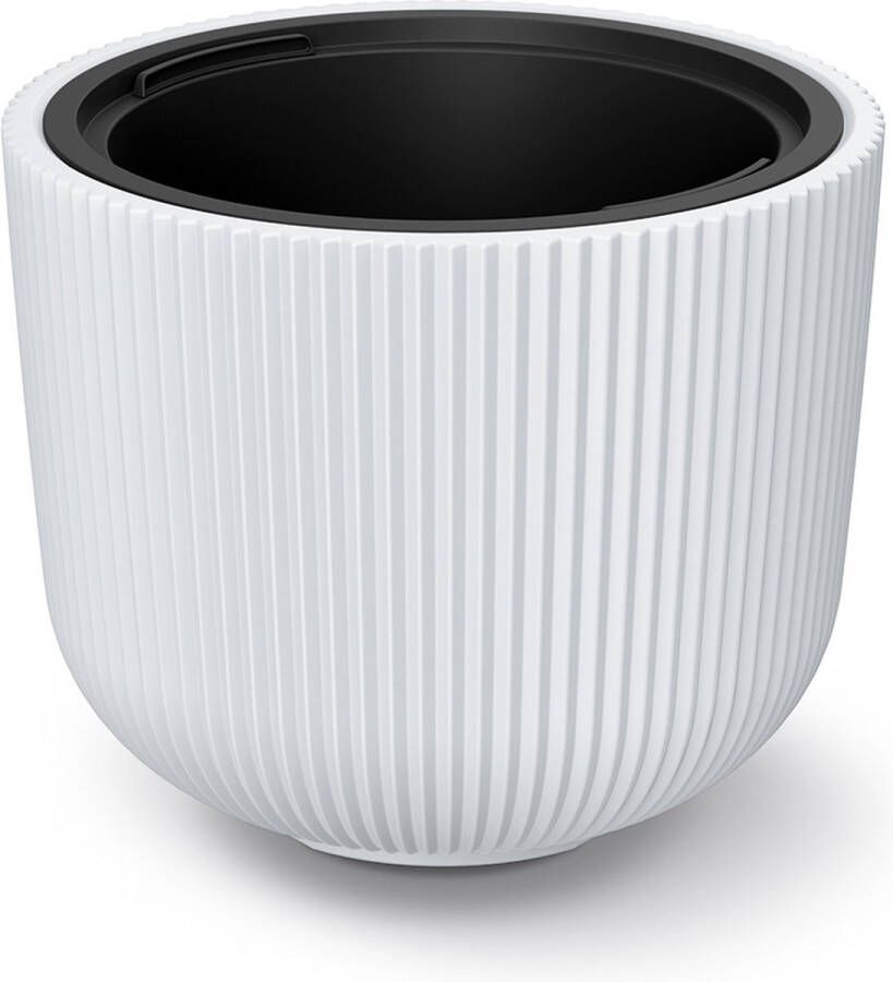 Prosperplast Bloempot Rond Milly L 40cm WIT