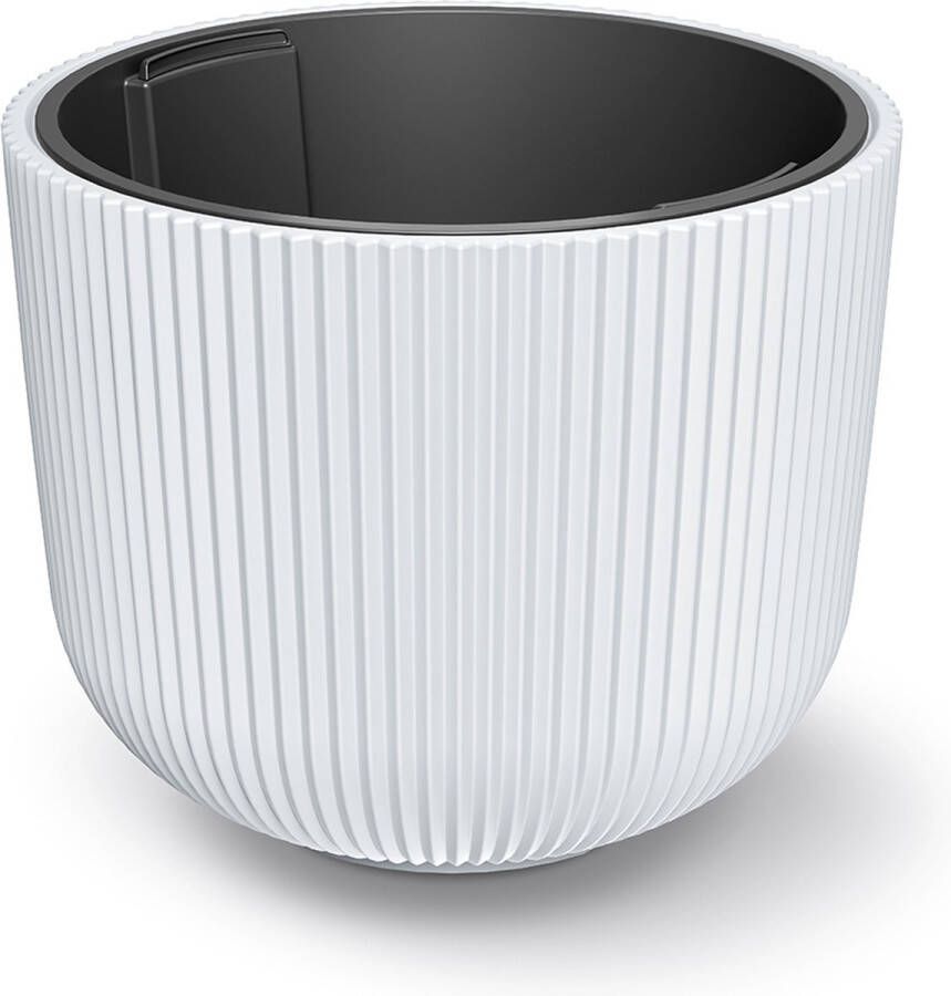 Prosperplast Bloempot Rond Milly L 47cm WIT