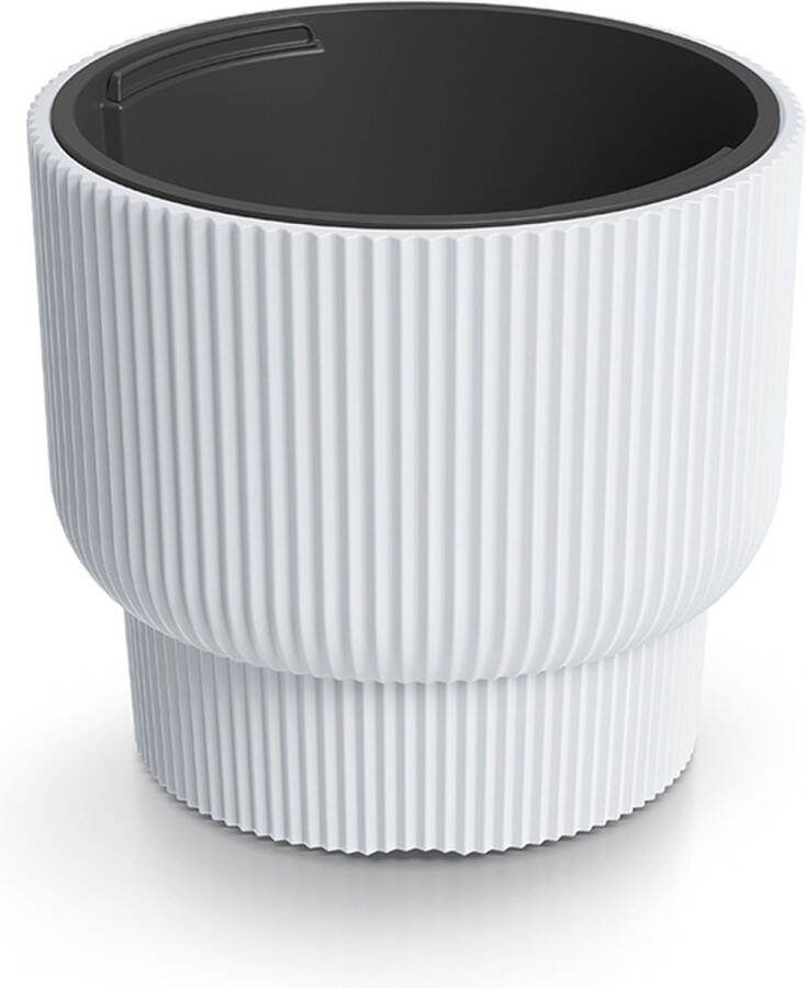 Prosperplast Bloempot Rond Milly LR 40cm WIT
