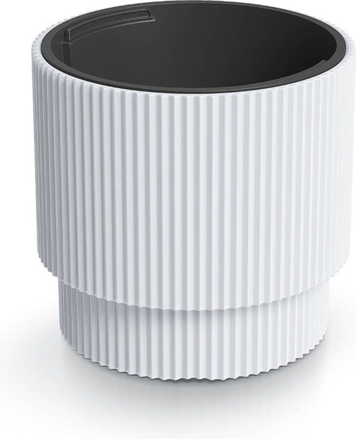 Prosperplast Bloempot Rond Milly N 30cm WIT