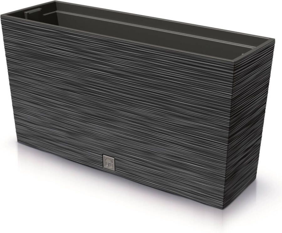 Prosperplast Furu Case Middle Bloempot met inzet Rechthoekig 77x23 5x41cm Antraciet