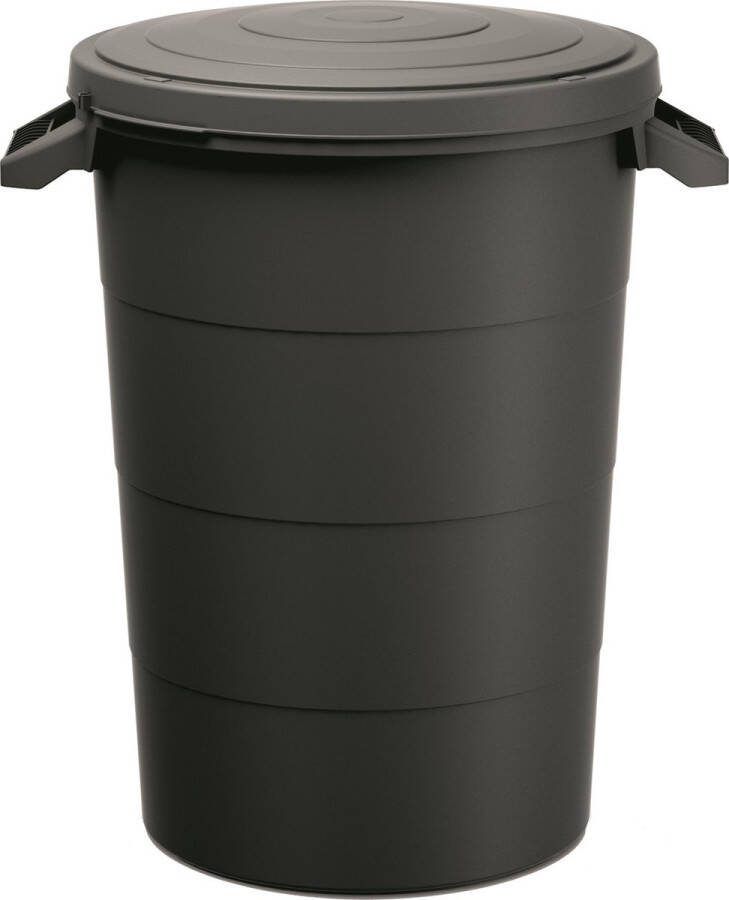 Prosperplast Keden SMOOTH Afvalbak Prullenbak 80L Zwart