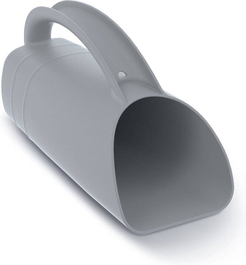 Prosperplast Multifunctionele kunststof gieter schep grijs 12 cm planten water geven Tuinieren