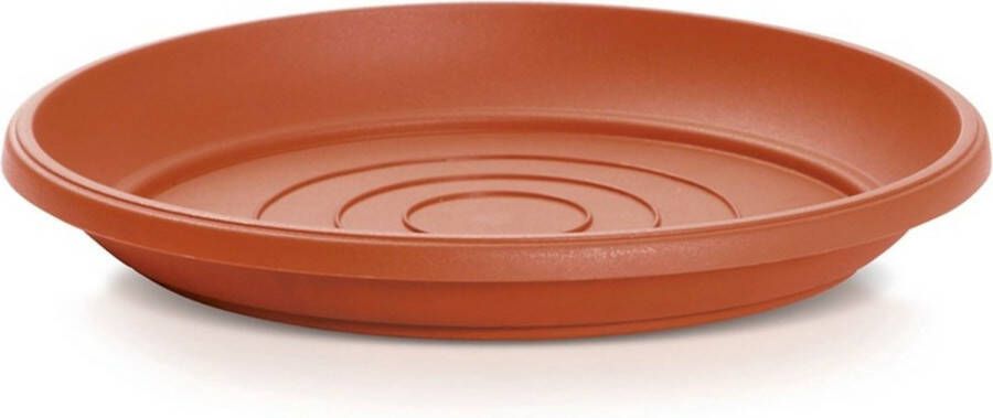 Prosperplast Opvangschaal onderschaal voor bloempot plantenpot terracotta rond Dia 17 cm