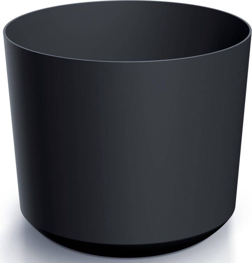 Prosperplast Plantenpot bloempot Babylon kunststof buiten binnen antraciet grijs D34 x H30 cm