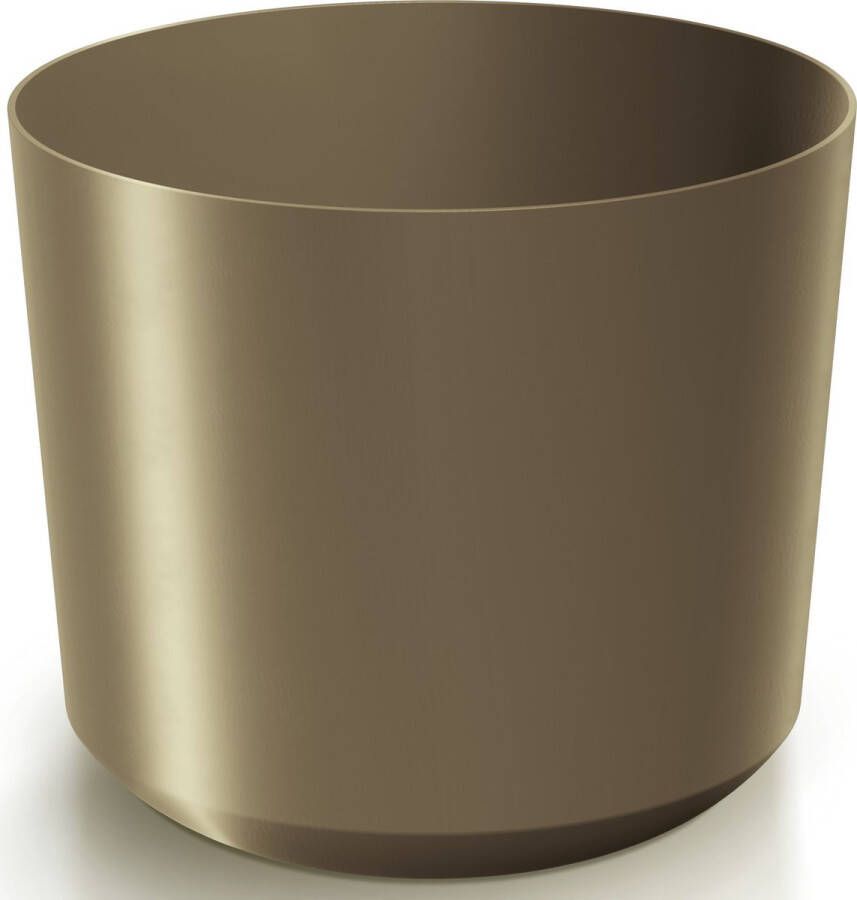 Prosperplast Plantenpot bloempot Babylon kunststof buiten binnen goud D12 x H12 cm Plantenpotten