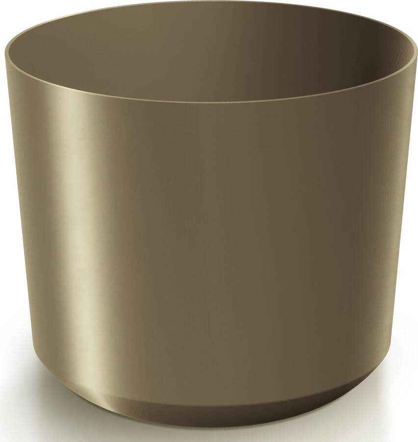 Prosperplast Plantenpot bloempot Babylon kunststof buiten binnen goud D18 x H18 cm