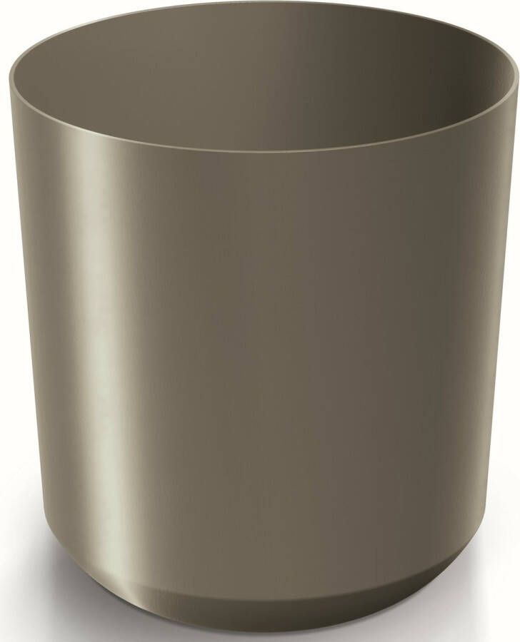 Prosperplast Plantenpot bloempot Babylon kunststof buiten binnen titanium grijs D20 x H20 cm