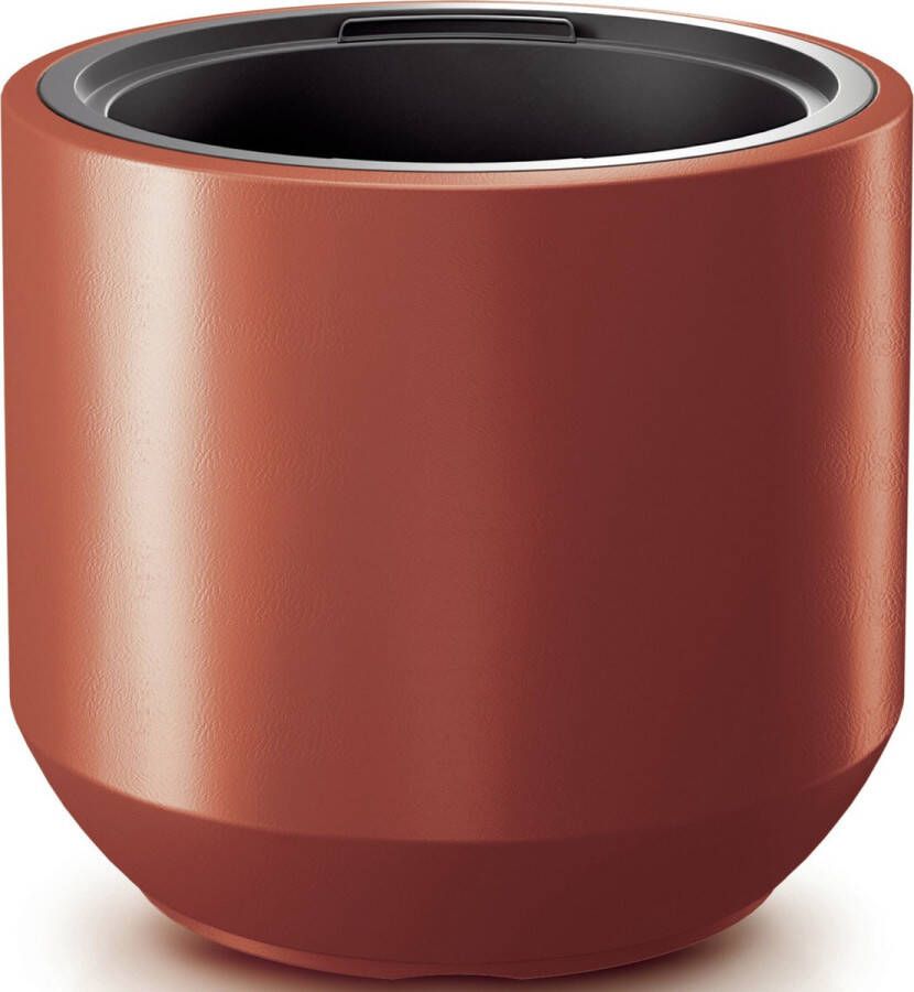 Prosperplast Plantenpot bloempot Sevilla buiten binnen kunststof koper D47 x H46 cm met binnenpot